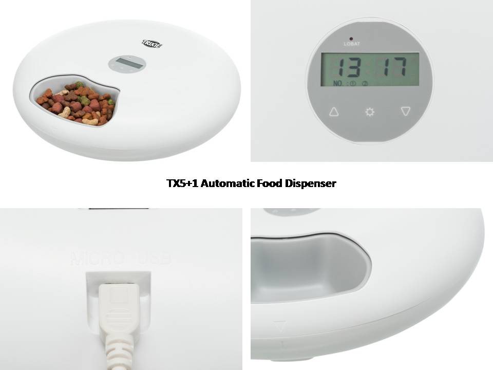 Trixie TX5+1 Automatic Food Dispenser Автоматическая кормушка для собак и кошек 6 × 180 мл (24342) Trixie TX5+1 Automatic Food Dispenser Автоматическая кормушка для собак и кошек 6 × 180 мл (24342)